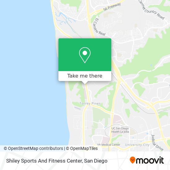 Mapa de Shiley Sports And Fitness Center