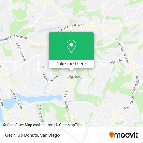 Mapa de Get N Go Donuts