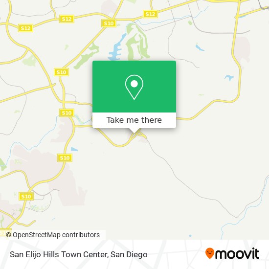 San Elijo Hills Town Center map