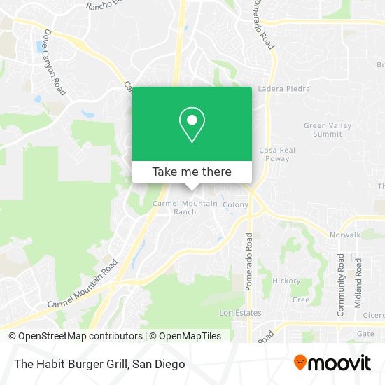 Mapa de The Habit Burger Grill