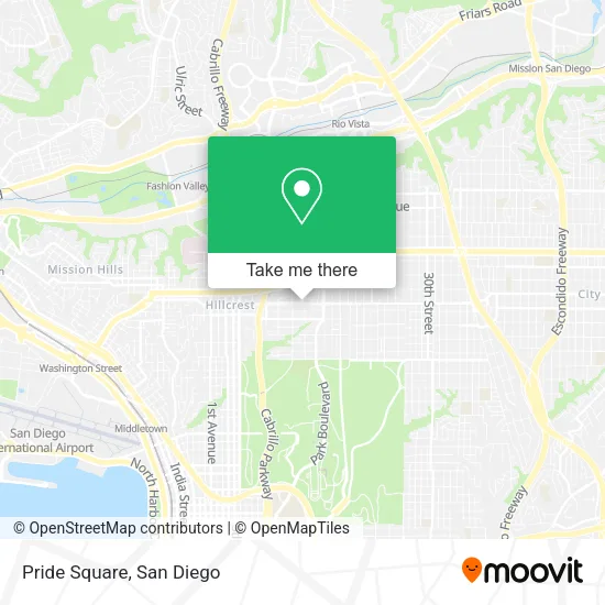 Pride Square map