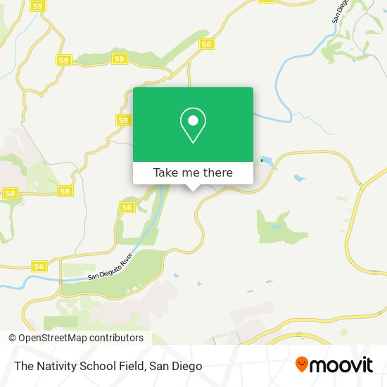 Mapa de The Nativity School Field