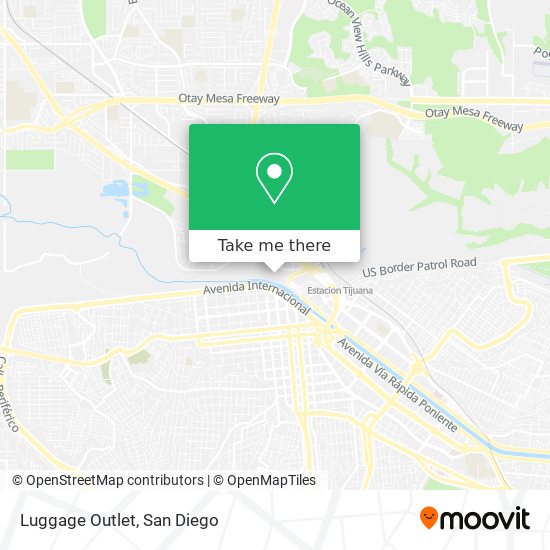 Mapa de Luggage Outlet