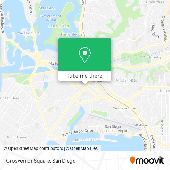 Mapa de Grosvernor Square