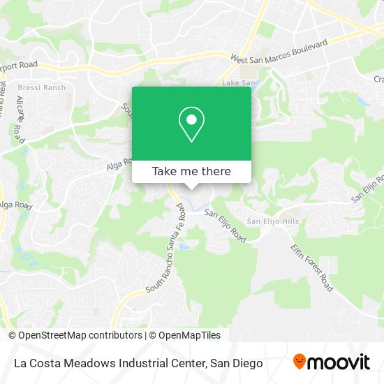 La Costa Meadows Industrial Center map