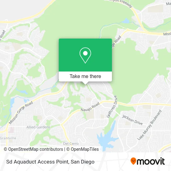 Sd Aquaduct Access Point map