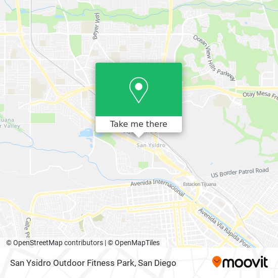 San Ysidro Outdoor Fitness Park map