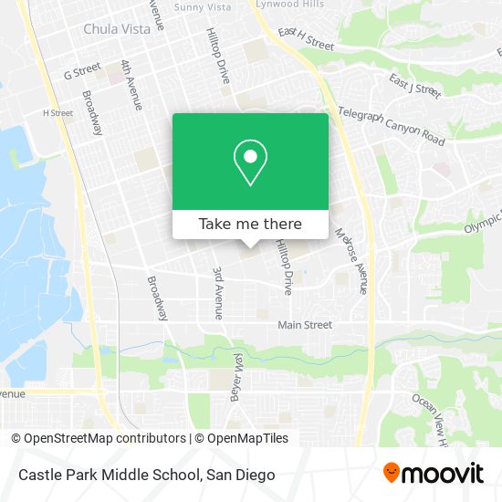 Mapa de Castle Park Middle School