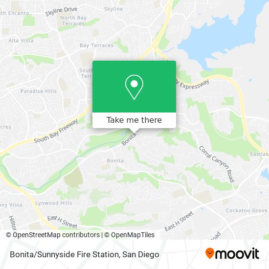Mapa de Bonita/Sunnyside Fire Station
