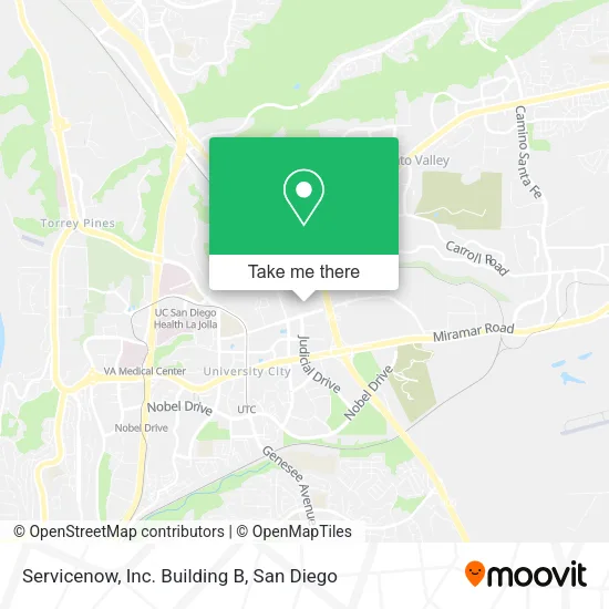 Mapa de Servicenow, Inc. Building B