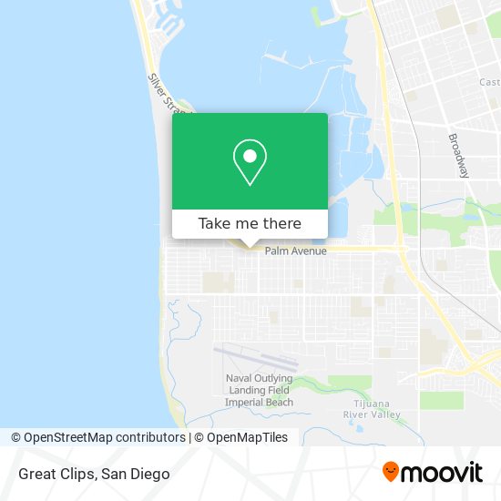 Great Clips map