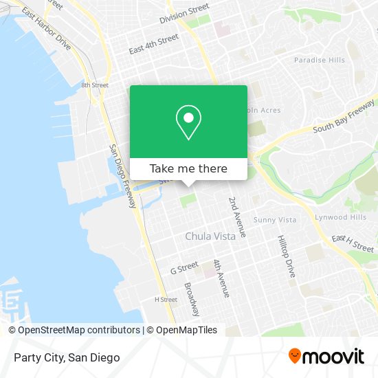 Party City map