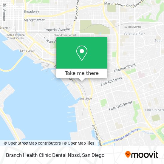 Mapa de Branch Health Clinic Dental Nbsd