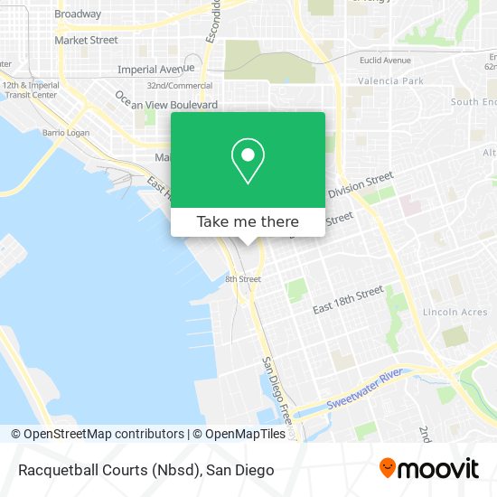 Racquetball Courts (Nbsd) map