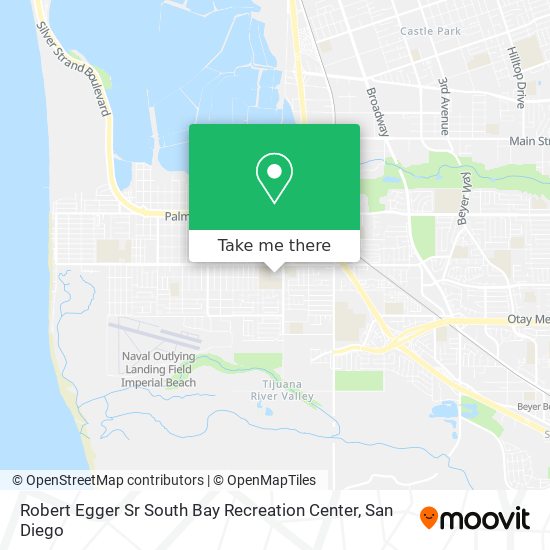 Mapa de Robert Egger Sr South Bay Recreation Center