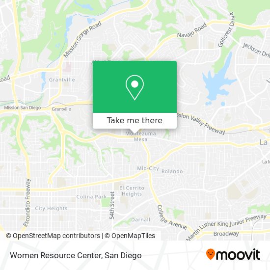 Women Resource Center map