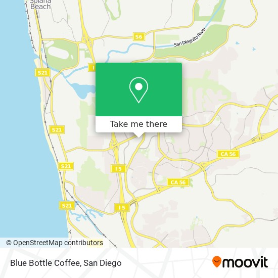 Mapa de Blue Bottle Coffee