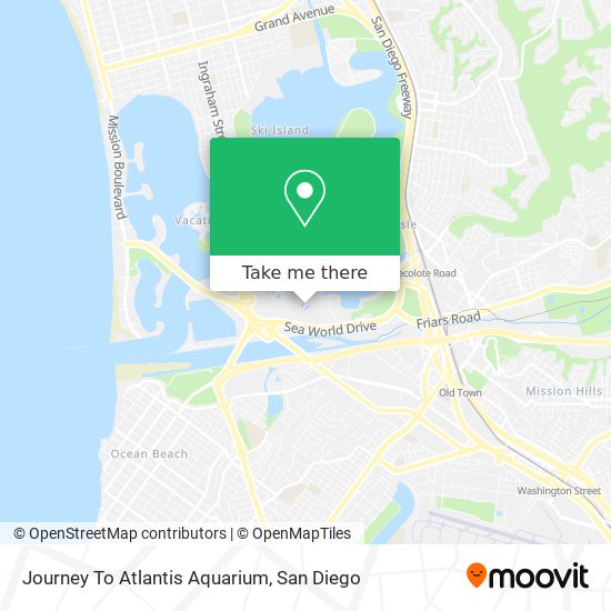 Mapa de Journey To Atlantis Aquarium