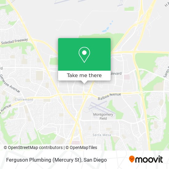 Ferguson Plumbing (Mercury St) map