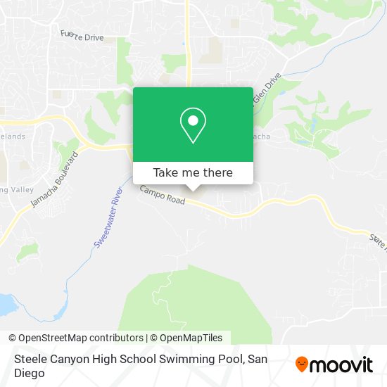 Mapa de Steele Canyon High School Swimming Pool