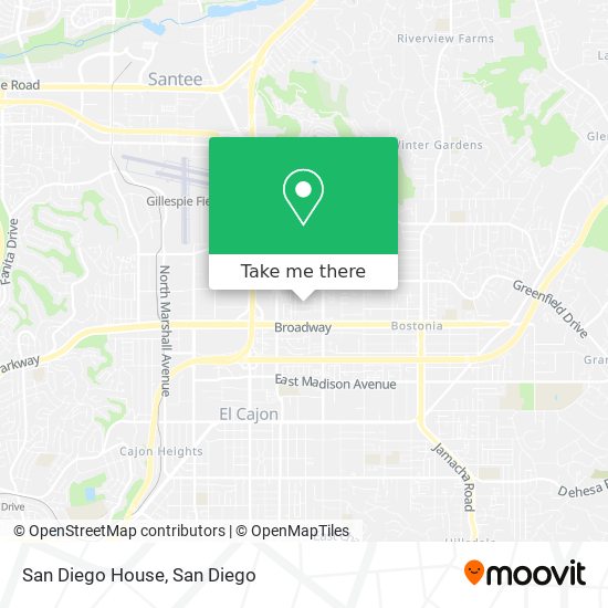 San Diego House map
