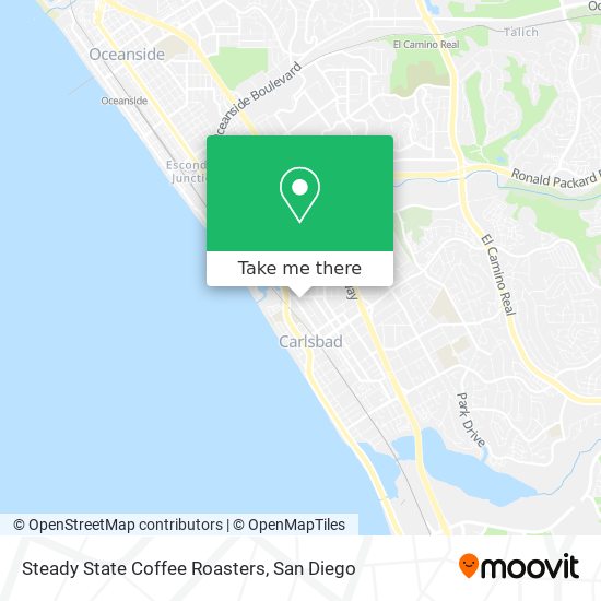 Steady State Coffee Roasters map