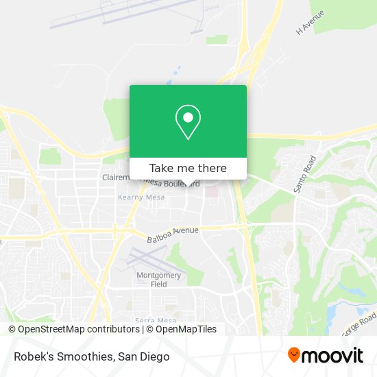 Robek's Smoothies map