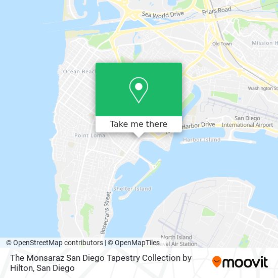 The Monsaraz San Diego Tapestry Collection by Hilton map