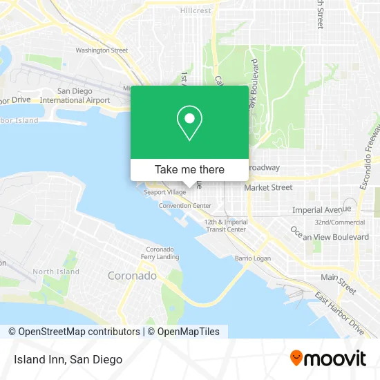 Island Inn map