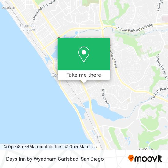 Days Inn by Wyndham Carlsbad map