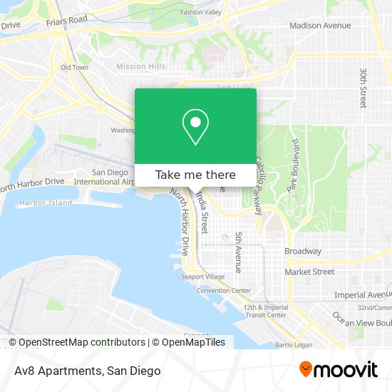 Av8 Apartments map