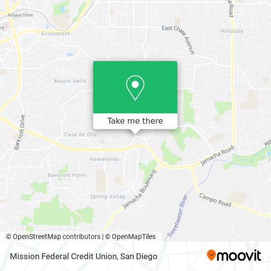 Mission Federal Credit Union map