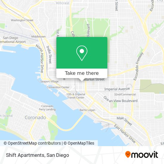 Shift Apartments map