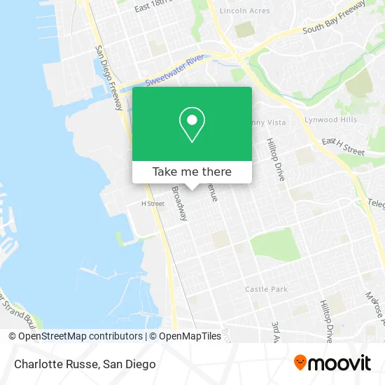 Charlotte Russe map