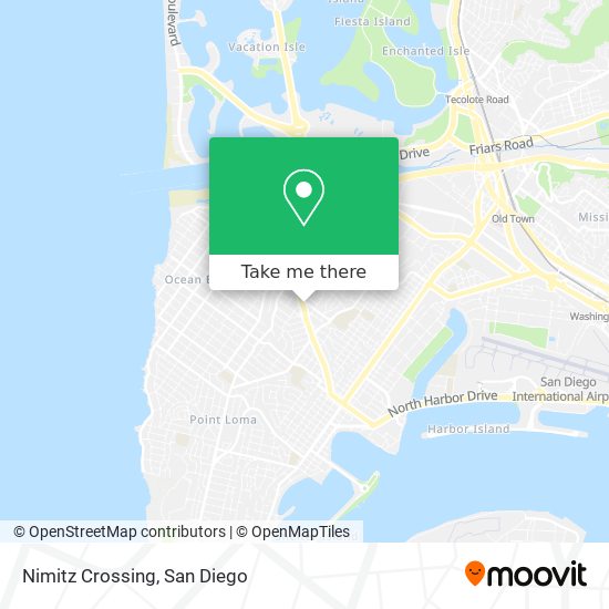 Nimitz Crossing map