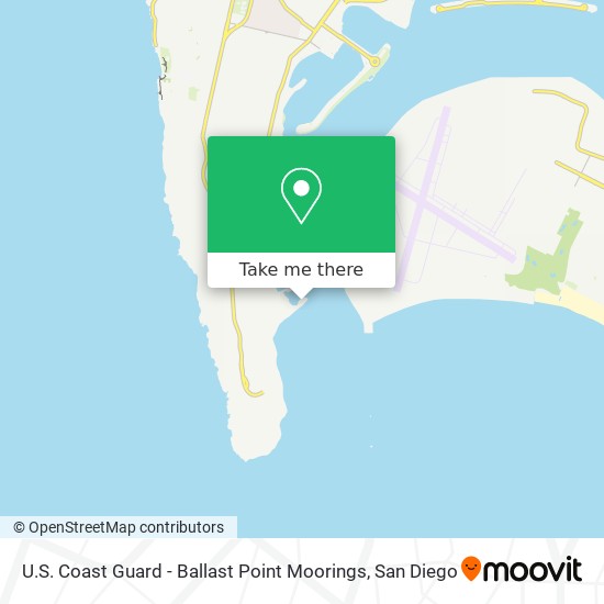 U.S. Coast Guard - Ballast Point Moorings map