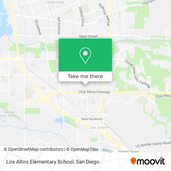 Los Altos Elementary School map