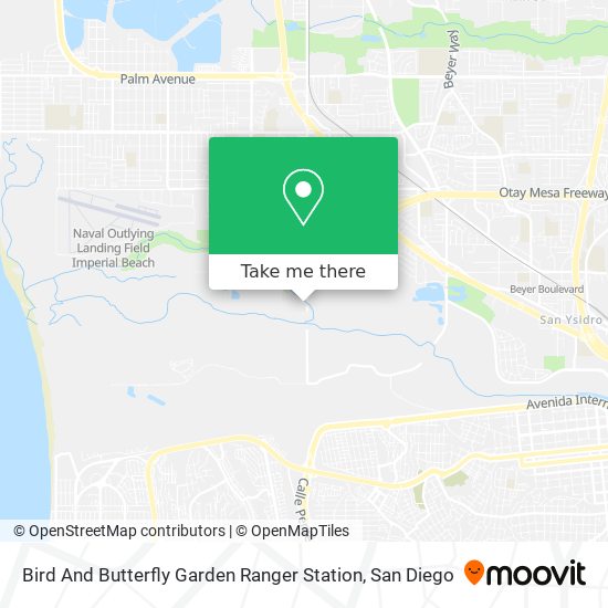 Bird And Butterfly Garden Ranger Station map