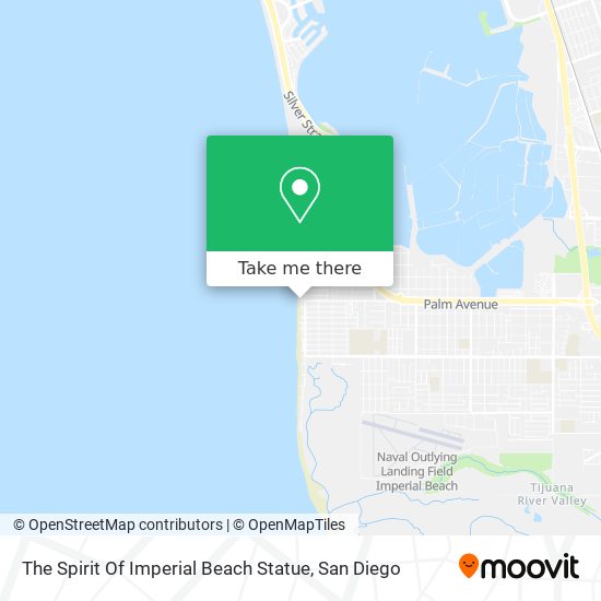 Mapa de The Spirit Of Imperial Beach Statue