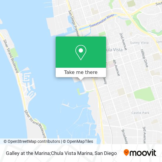 Mapa de Galley at the Marina;Chula Vista Marina