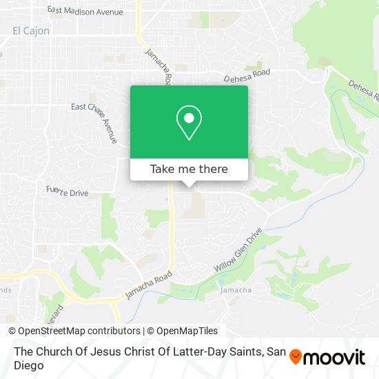 The Church Of Jesus Christ Of Latter-Day Saints map