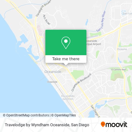 Travelodge by Wyndham Oceanside map