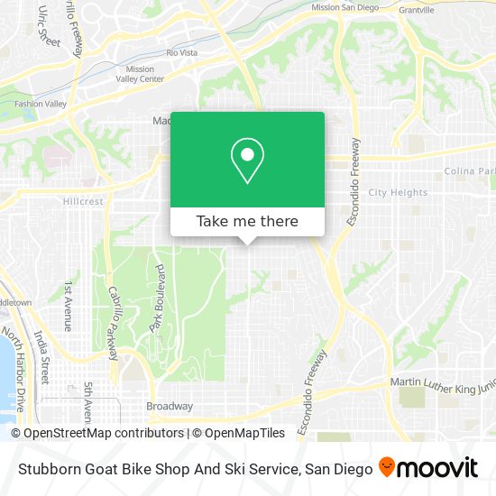 Mapa de Stubborn Goat Bike Shop And Ski Service