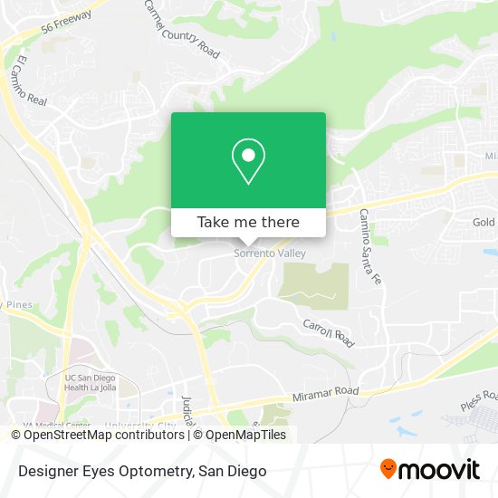 Designer Eyes Optometry map