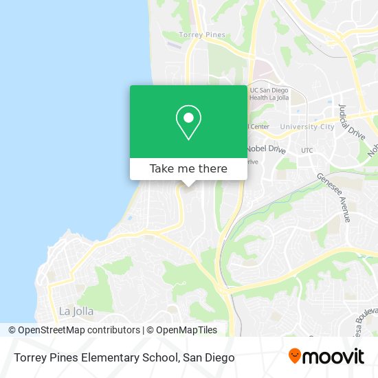 Torrey Pines Elementary School map