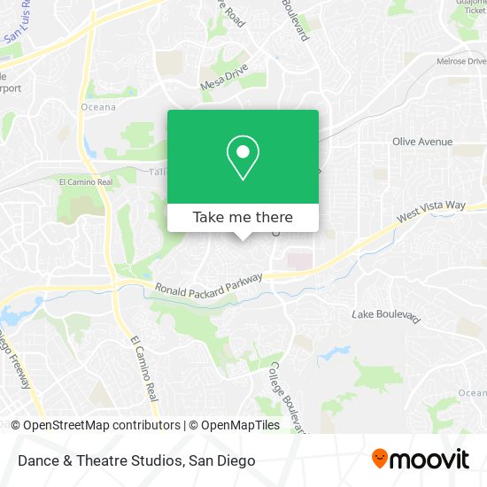 Dance & Theatre Studios map