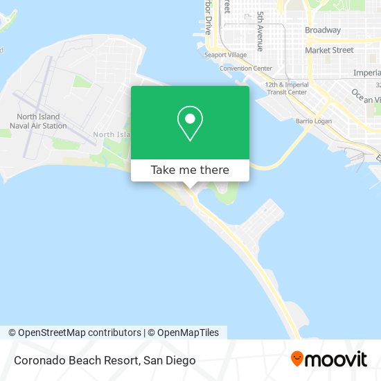 Coronado Beach Resort map