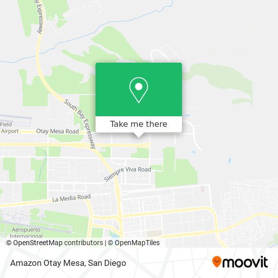 Amazon Otay Mesa map