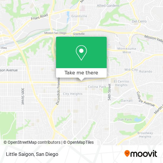 Little Saigon map