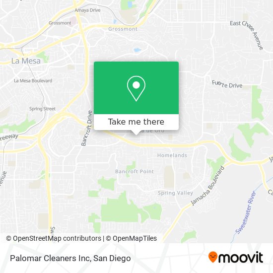 Mapa de Palomar Cleaners Inc